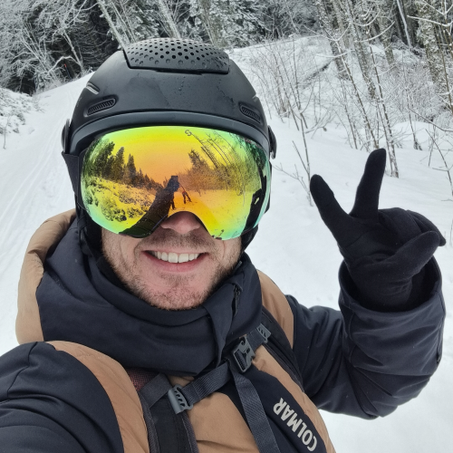 Rudmer Fijlstra van Team Wintersport Live.